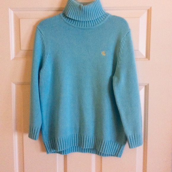 Classic Ralph Lauren 3/4 sleeve turtleneck sweater - Picture 8 of 9